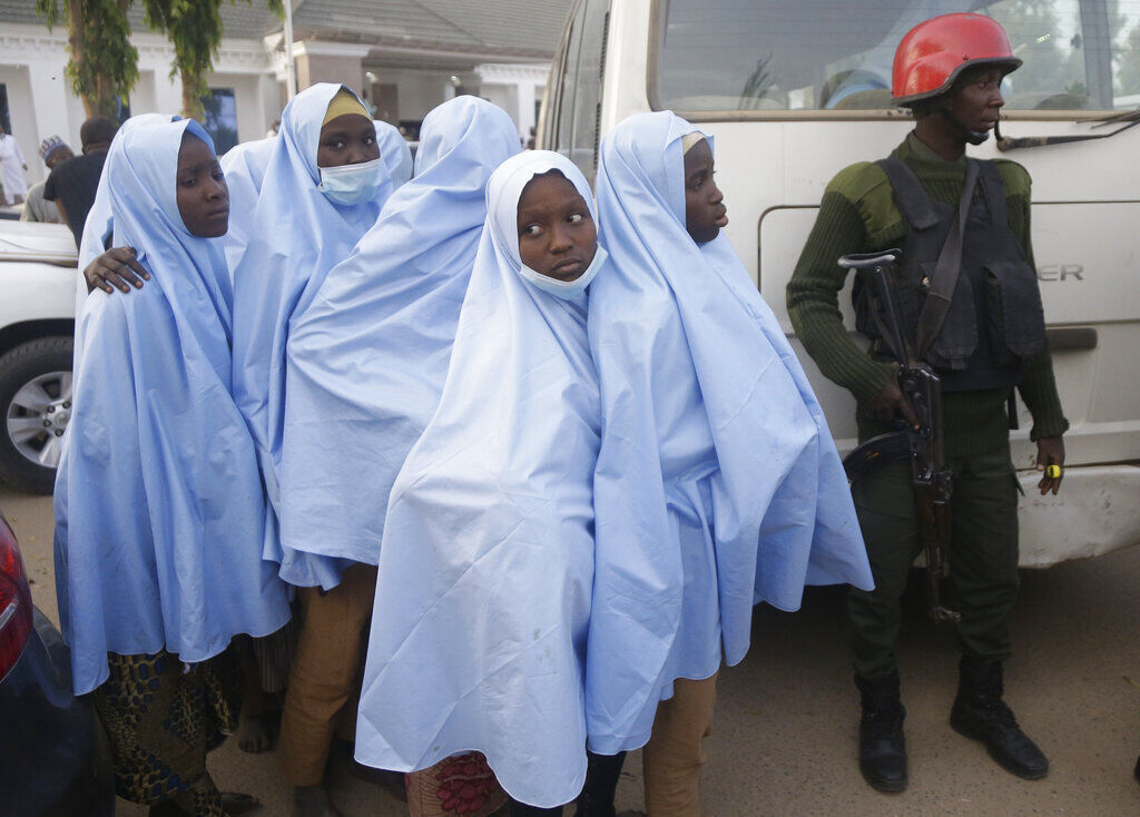 APTOPIX Nigeria Kidnapped School Girls Freed